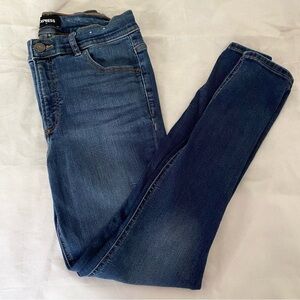 Express High Rise Ankle Skinny Jeans
